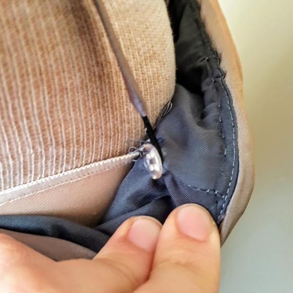 VINTAGE WATTERS & WATTERS Silvery Grey Chrome Bridesmaid Dress Formal Gown Sz 0 - Picture 15 of 16